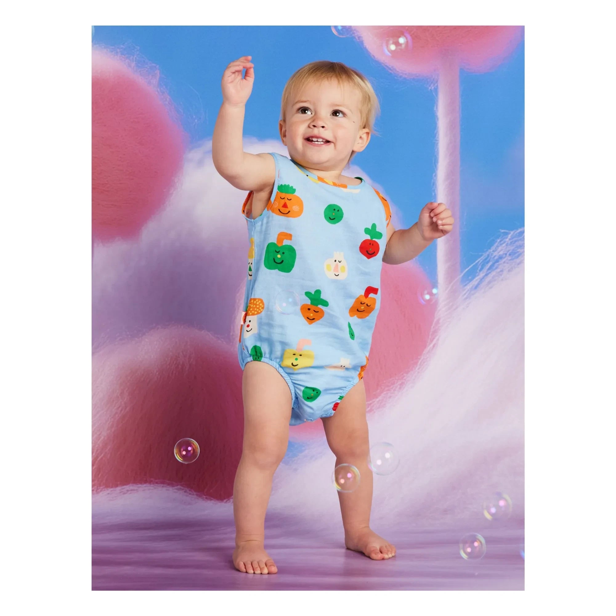 Halcyon Nights - Veggie Romper | Light Blue