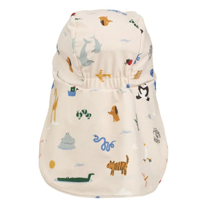 Liewood - Cecilia Animal UV Protective Hat | Ecru