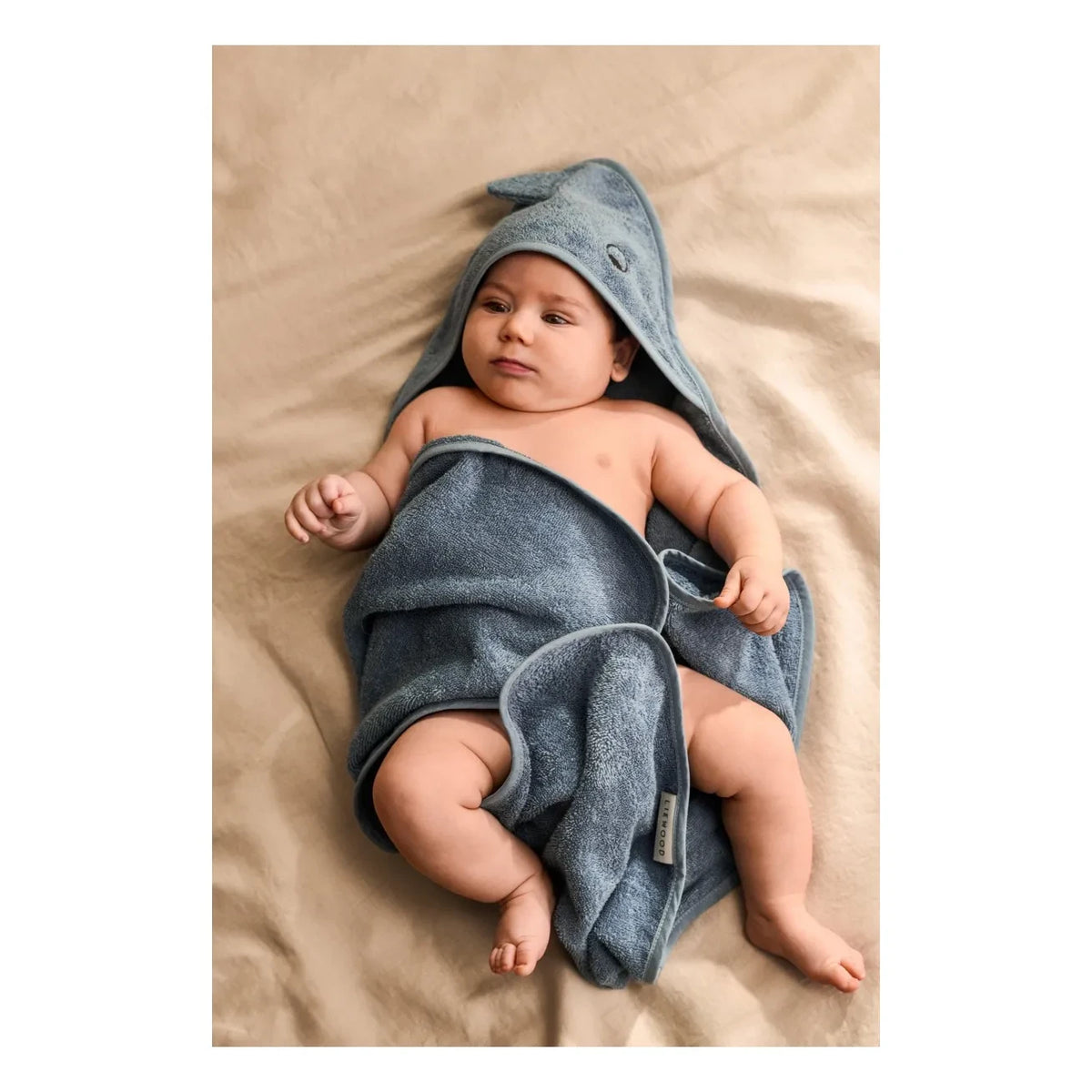 Liewood - Albert Dino Bathrobe | Beach Blue