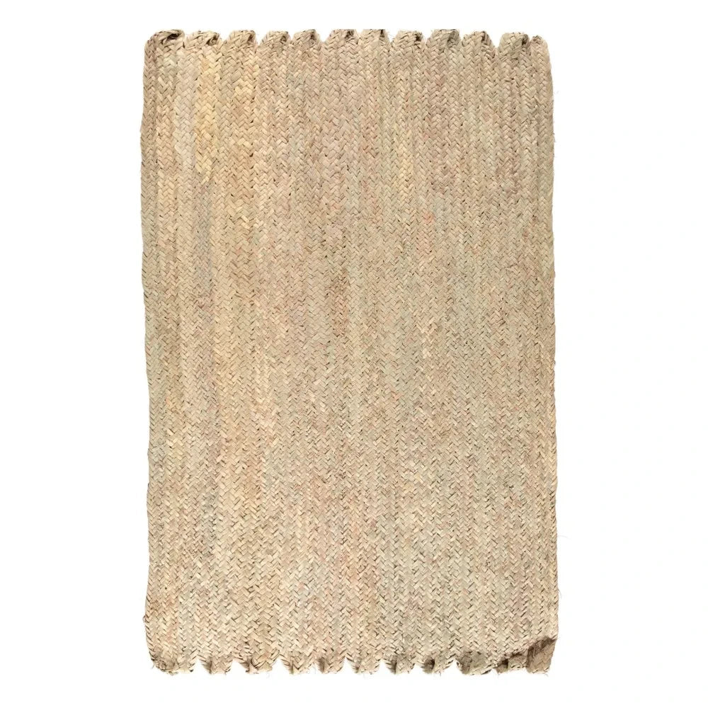 Cosydar - Rectangular Palm Leaf Rug - 120 x 80 cm