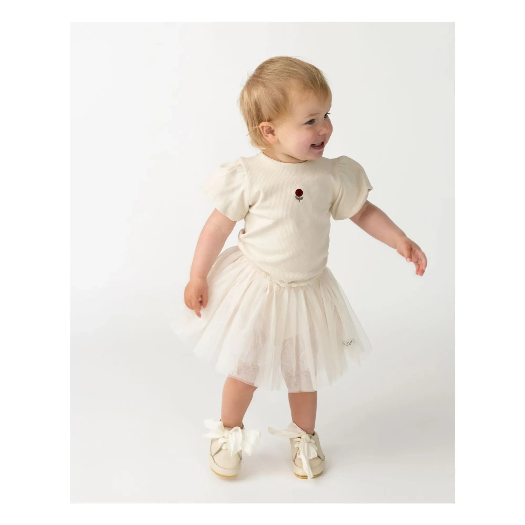 Donsje - Nowie Fleur Organic Cotton Bodysuit | Ecru