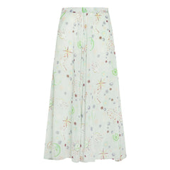 Forte Forte - Love Alchemy" Cotton and silk voile skirt | Light Blue