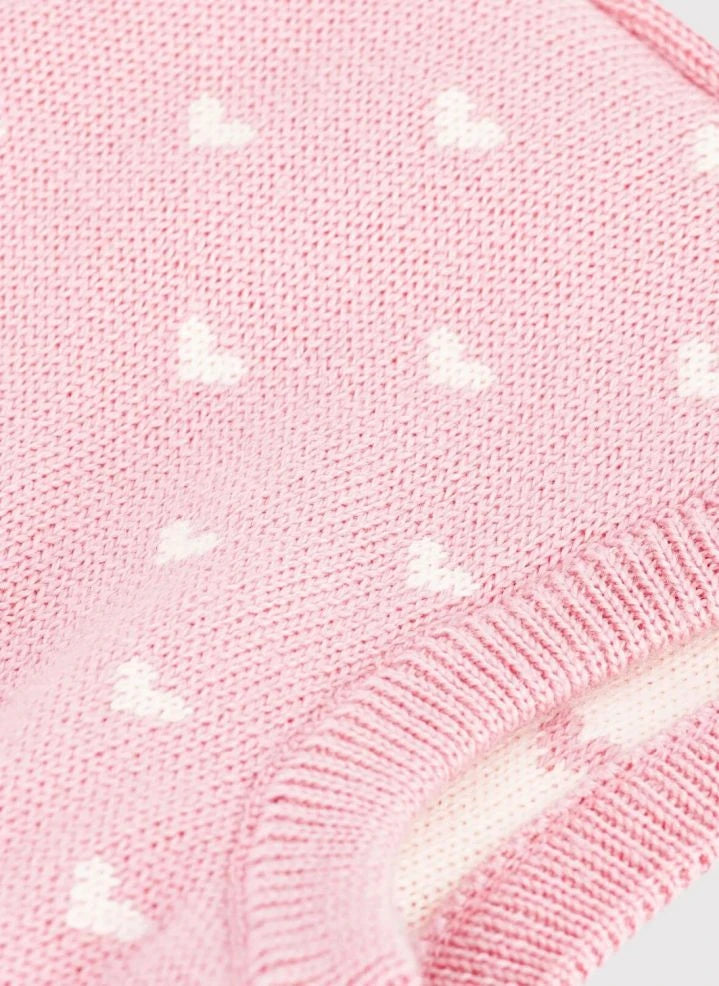 Petit Bateau - Wool-lined balaclava | Pink