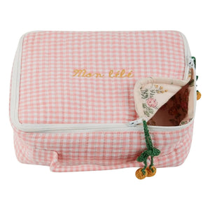 Emile et Ida - Vichy Storage Bag | Pink