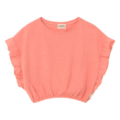 Cozmo - Iris Ruffle T-Shirt | Pink