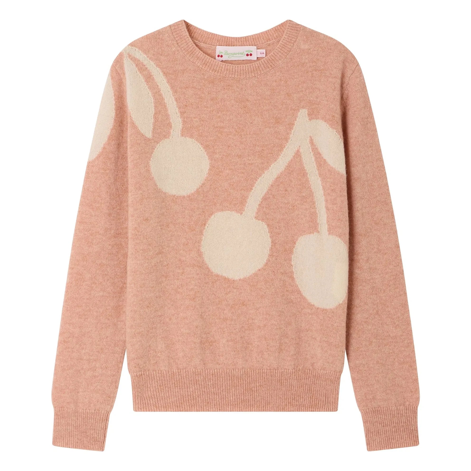 Bonpoint - Margaux Cherry Cashmere Sweater | Pink