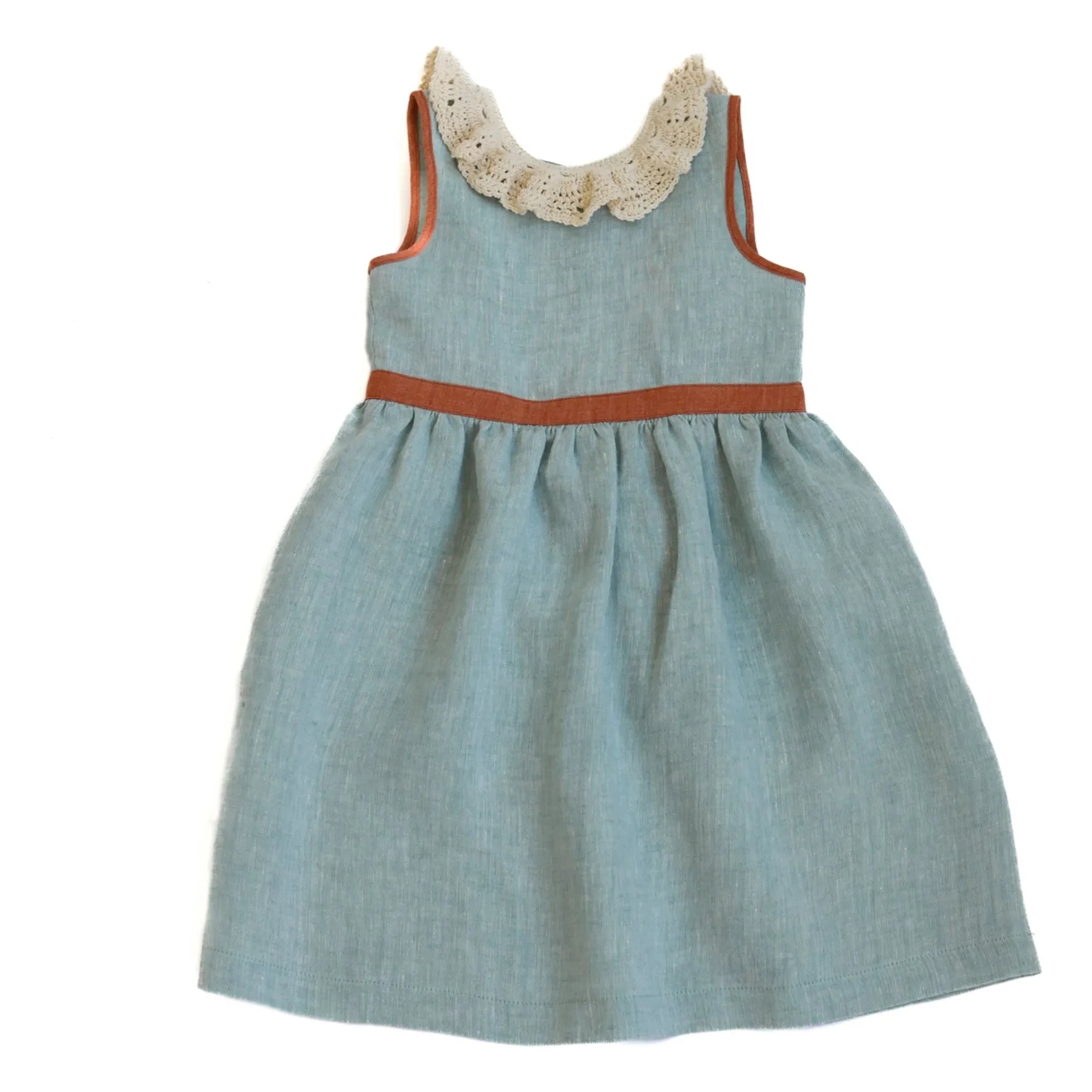 Kalinka - Rivera Linen Dress | Turquoise