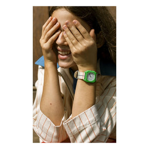 Mini Kyomo - Notebook Watch - Mini Kyomo x Taxi Brousse | Ecru
