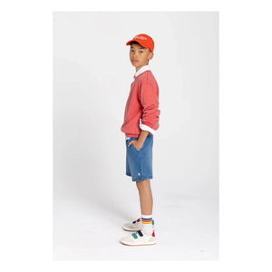 Smallable Kid - Arlo Organic Cotton Sweatshirt | Dark Red