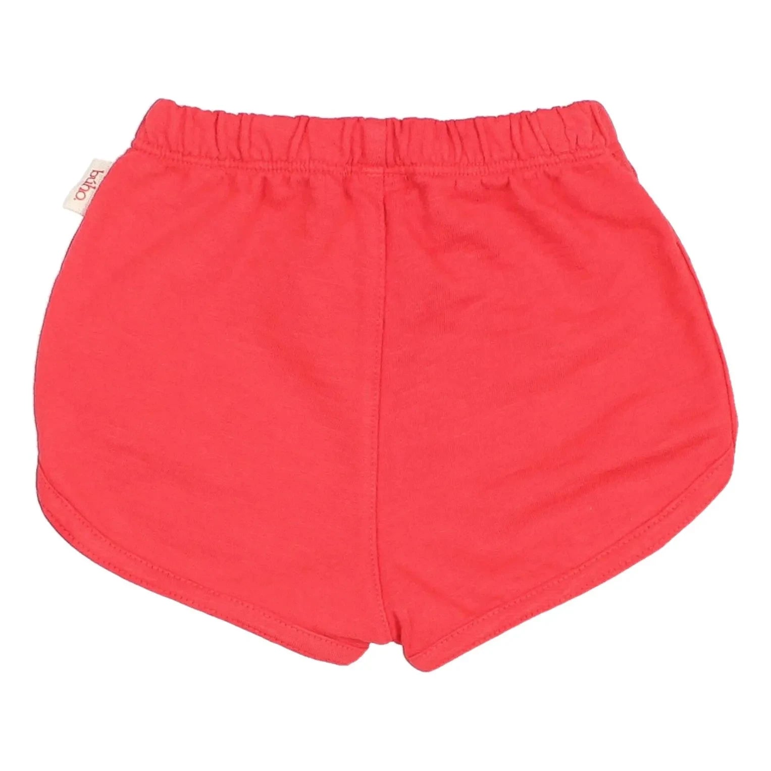 Búho - Organic Cotton Fleece Baby Shorts | Red