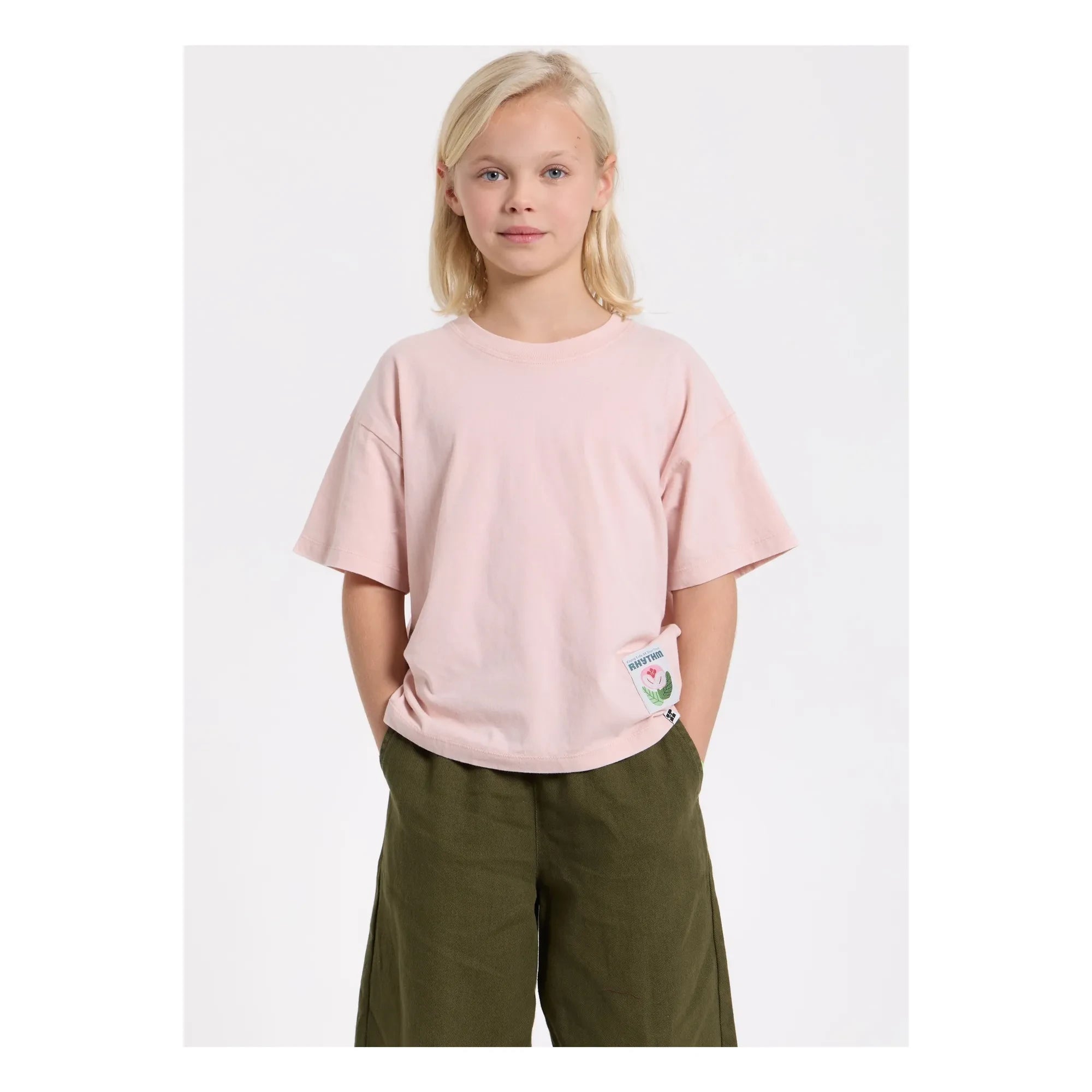 Hundred Pieces - Luna Organic Cotton T-Shirt | Powder Pink
