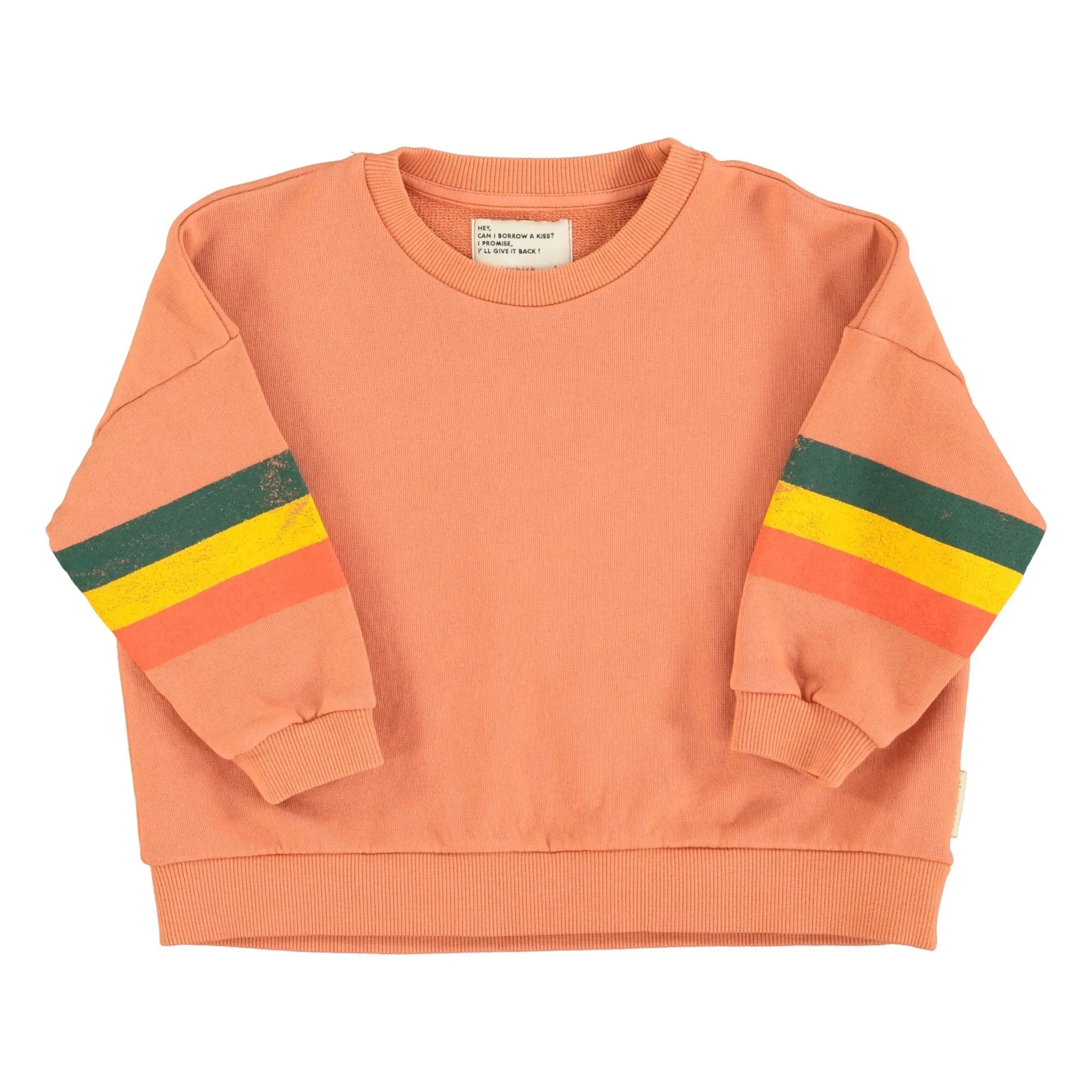 Piupiuchick - Etoile Organic Cotton Sweatshirt | Coral