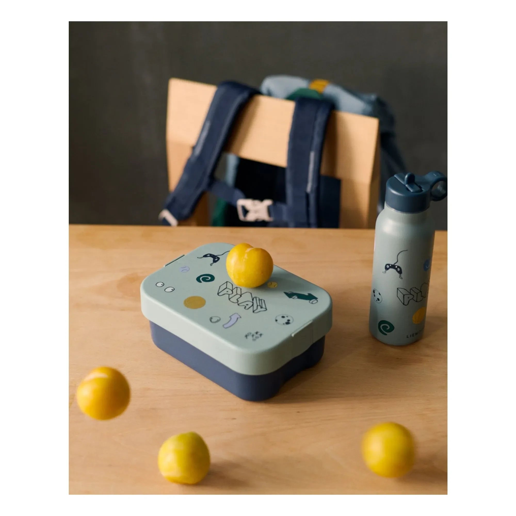 Liewood - Kamil Lunch Box | Play/Dusty Peppermint