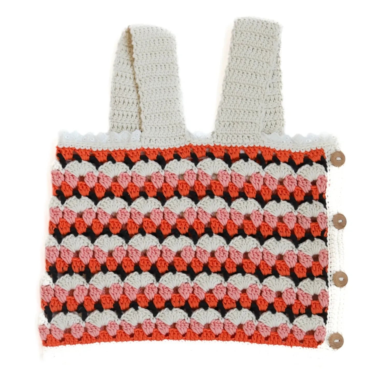 Kalinka - Isabelle Crochet Top | Ecru