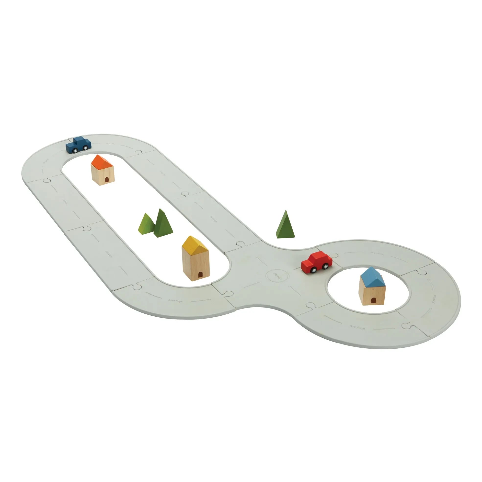 Plan Toys - Doğal Kauçuk Devre ve Aksesuarları