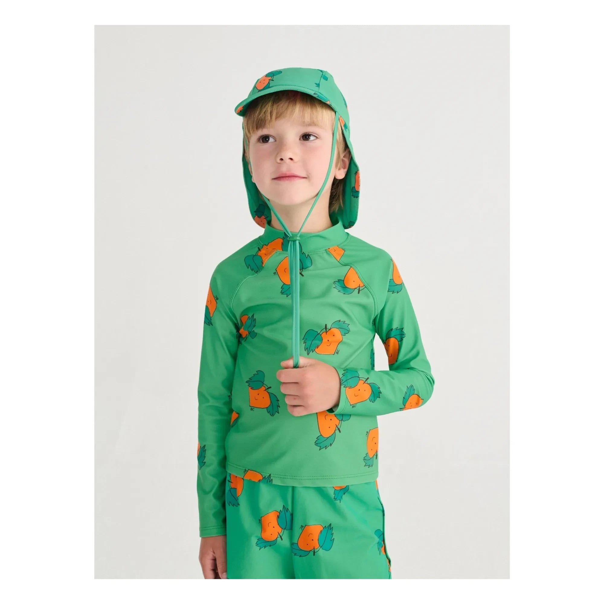 Bobo Choses - Orange Bath Cap | Green