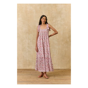 Louise Misha - Marcelette organic cotton dress | Pink