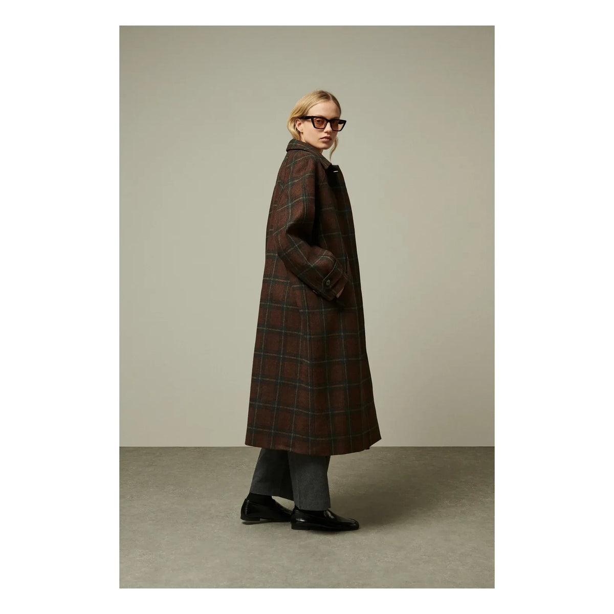 BELLEPIECE - Avedon Wool Coat | Brown