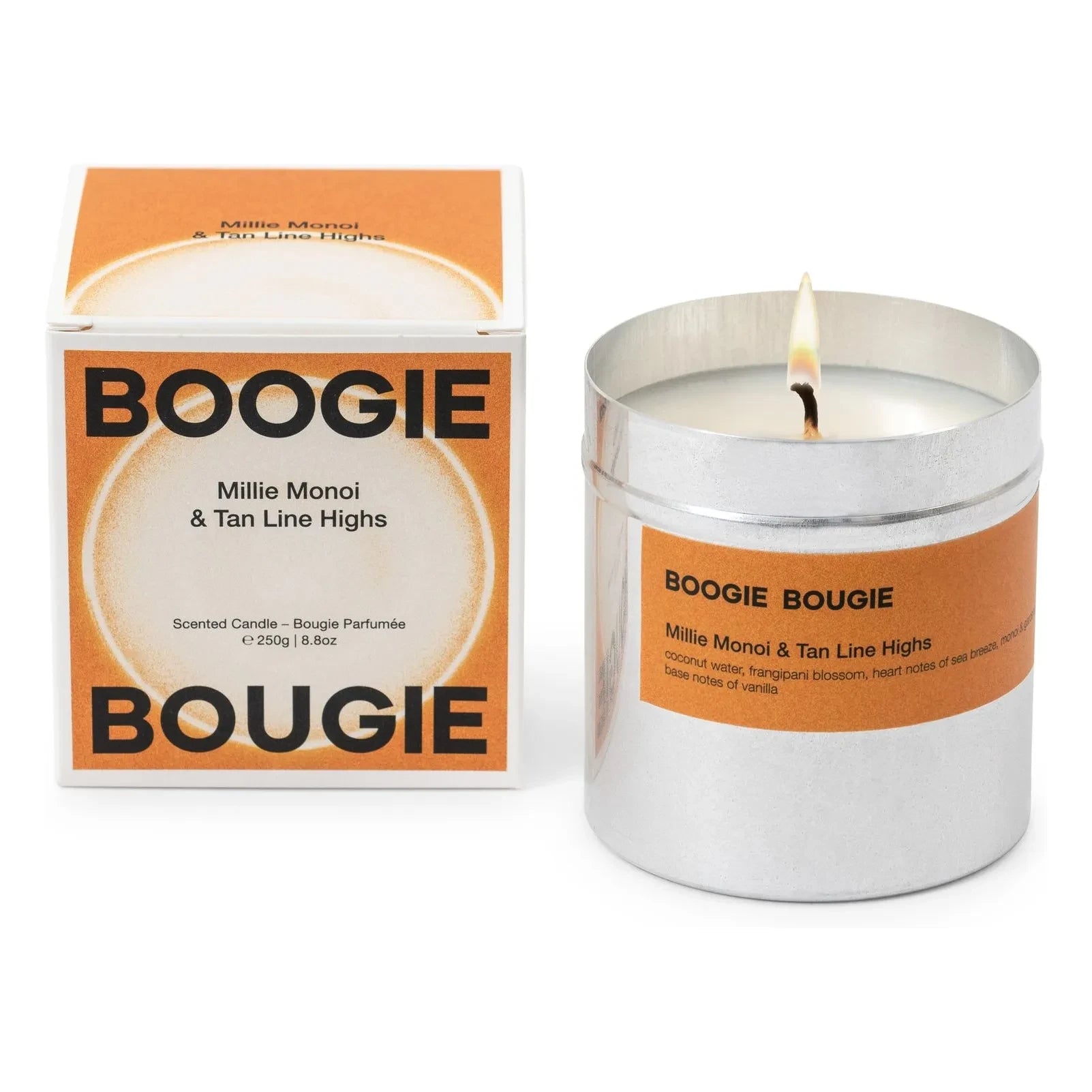Boogie Bougie - Millie Monoi & Tan Line Highs Candle