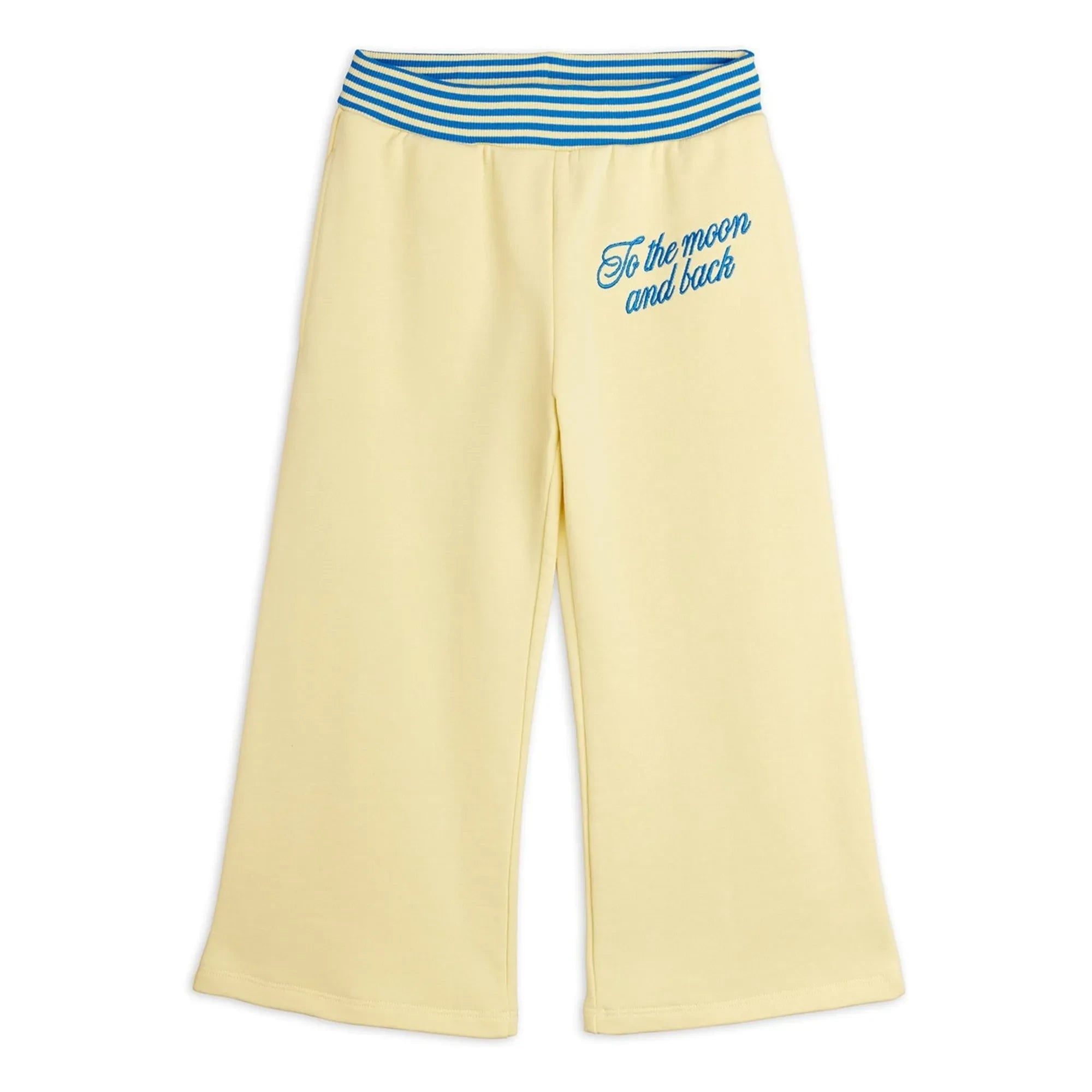 Mini Rodini - Jogger To The Moon And Back Organic Cotton | Yellow