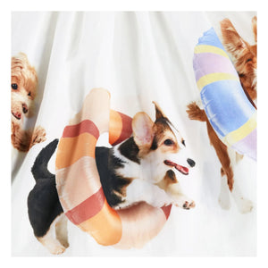 Molo - Cassandra Dogs Organic Cotton Dress | White