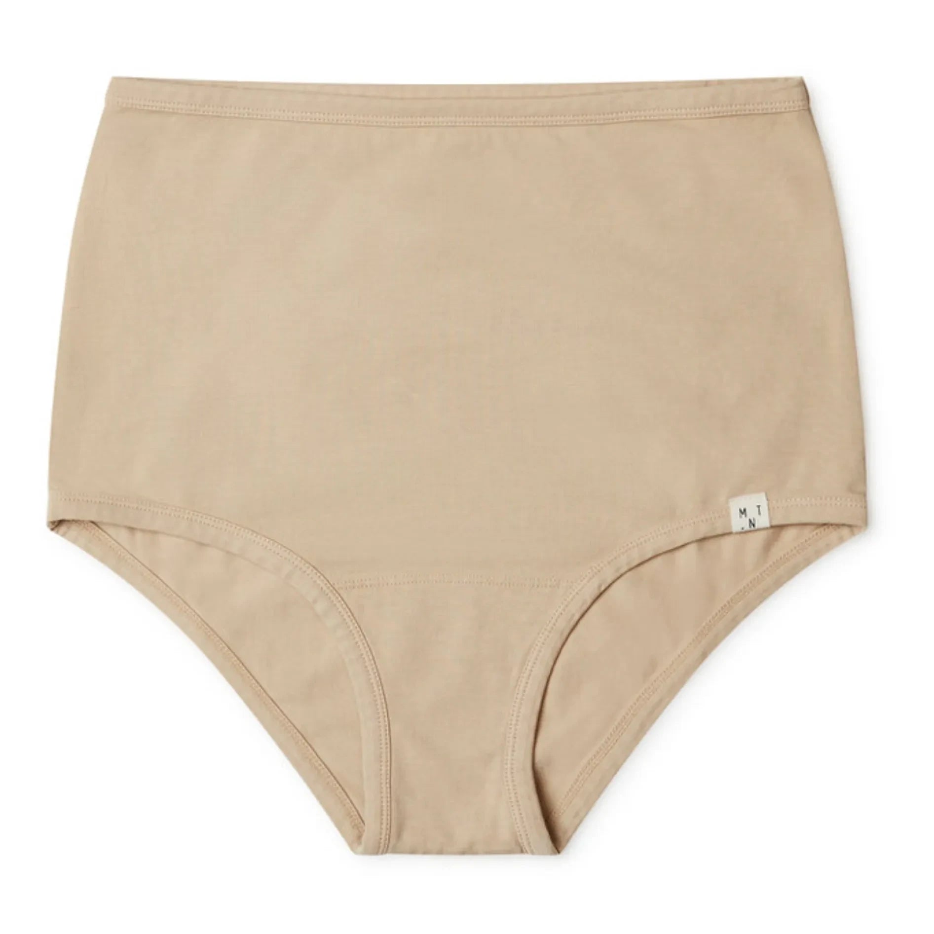 Matona - Organic Cotton High-Waisted Briefs - Women's Collection | Powder
