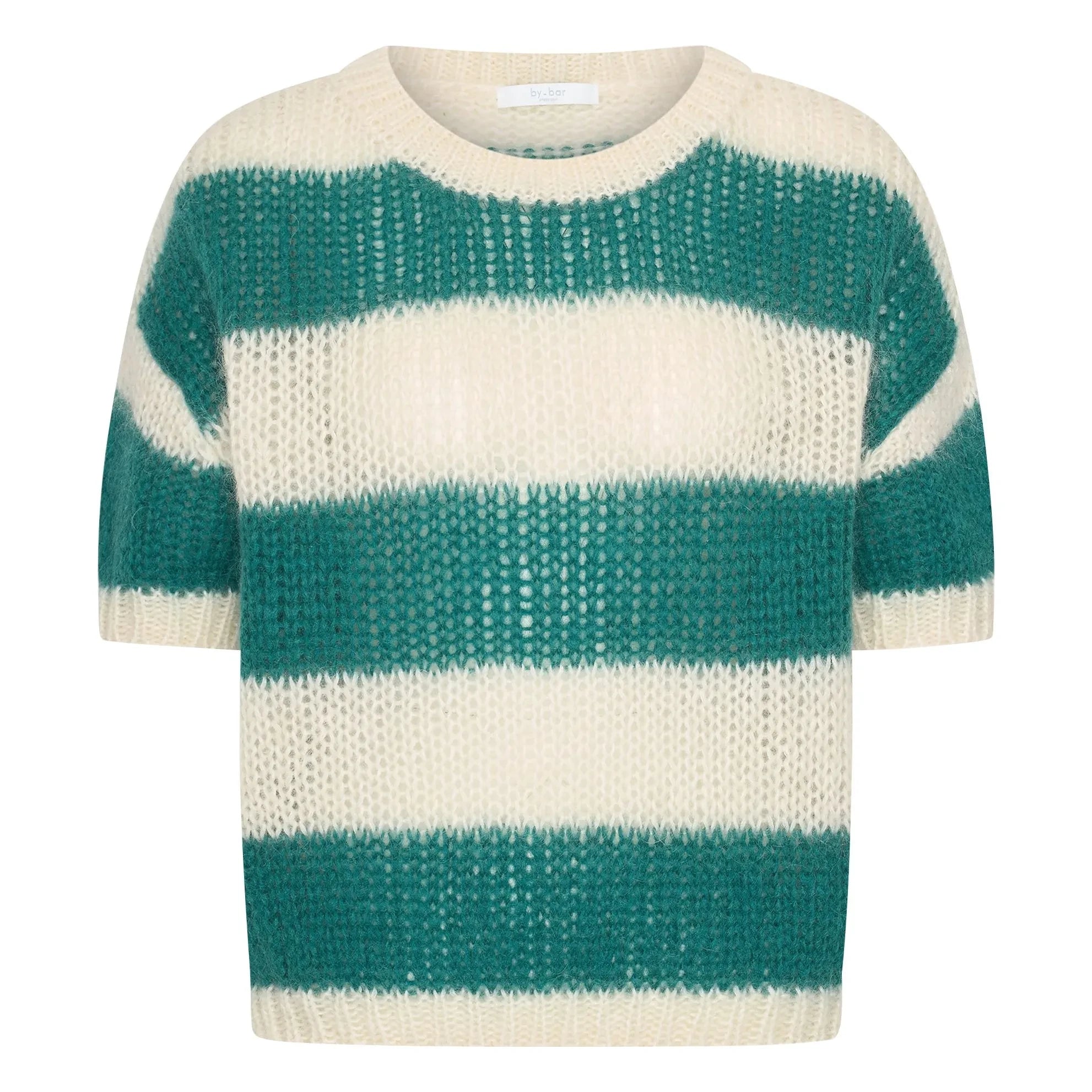 By Bar - Nino Astro Striped Sweater | Peacock Blue