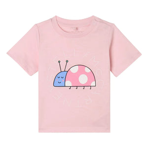 Stella McCartney Kids - Coccinelle Organic Cotton T-Shirt | Pink