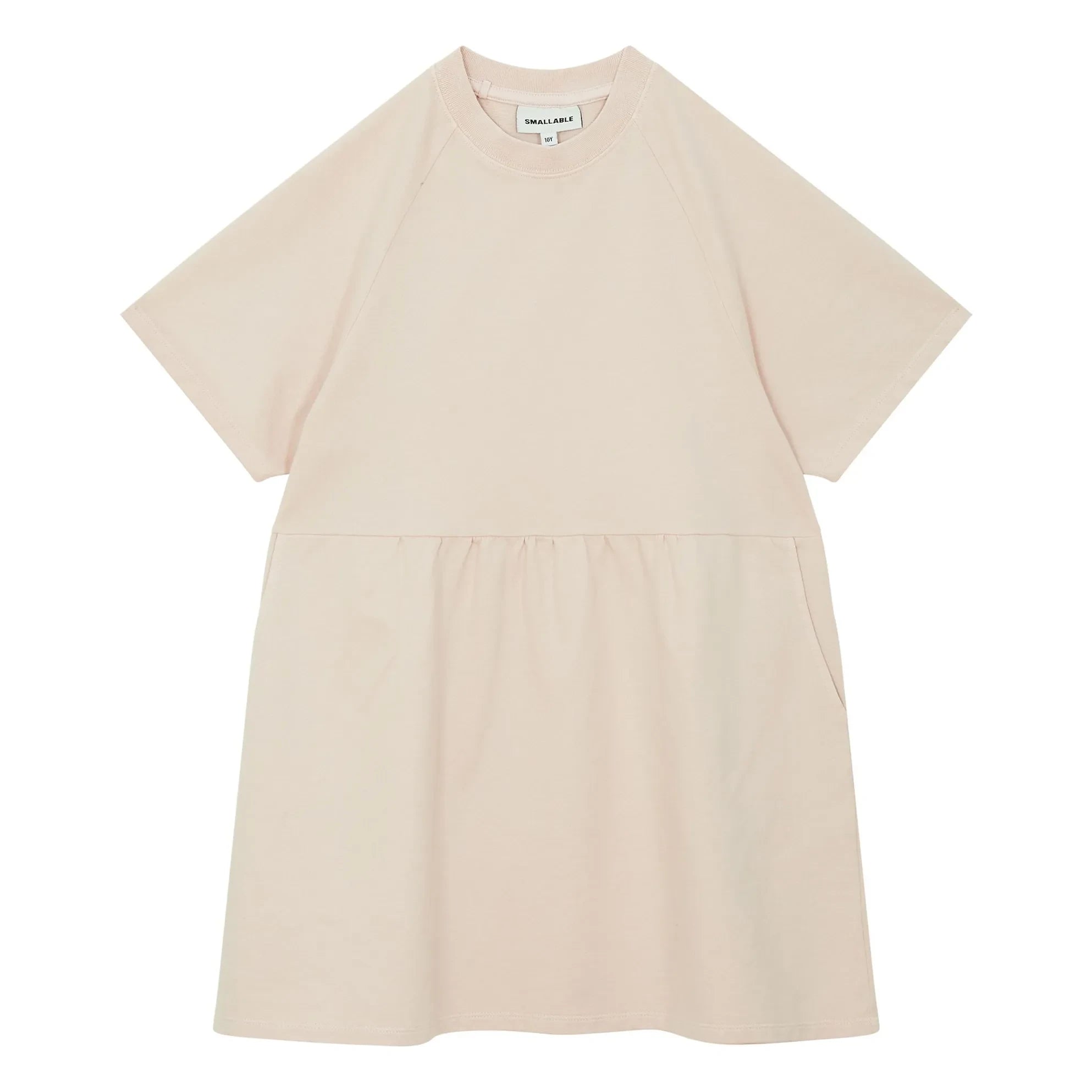 Smallable Kid - Organic cotton sweat dress | Powder Pink