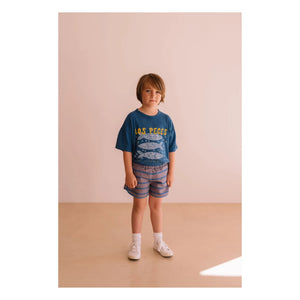 We Are Kids - Dylan Running Club Organic Cotton T-Shirt | Dark Blue