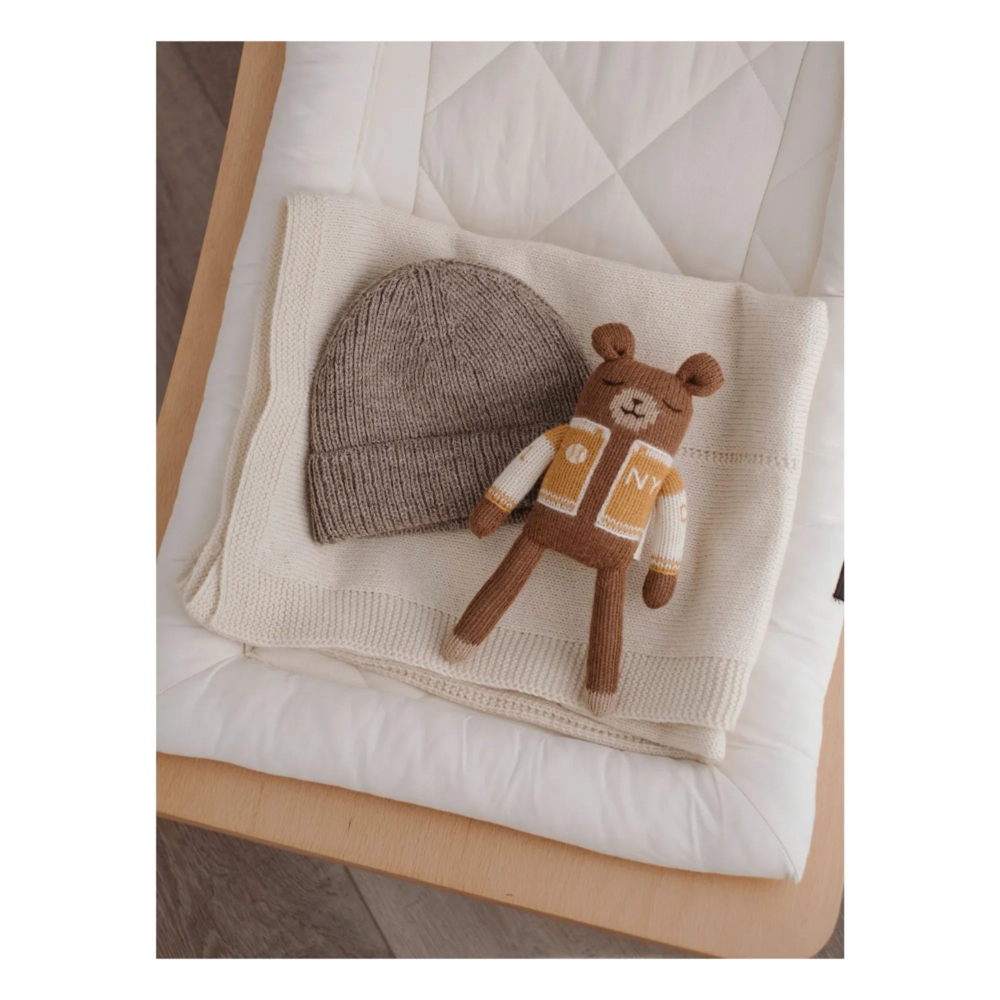 Main Sauvage - Toy Bear Baseball | Mustard