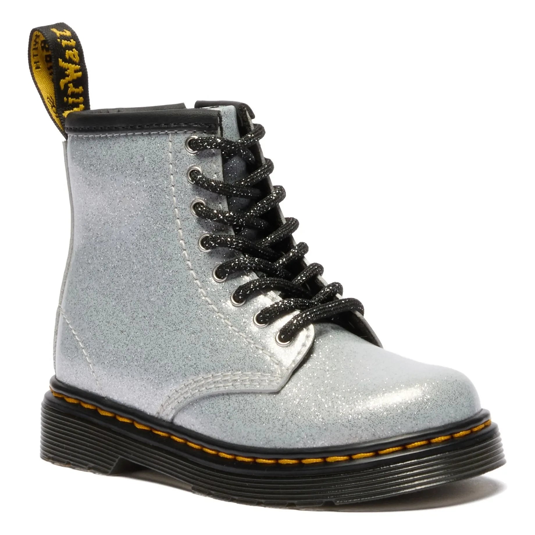 Dr Martens - 1460 J Glitter Boots | Silver