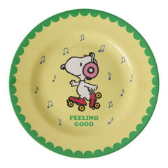 Rice - Feeling Good Melamine Plate - Rice x Snoopy | Yellow