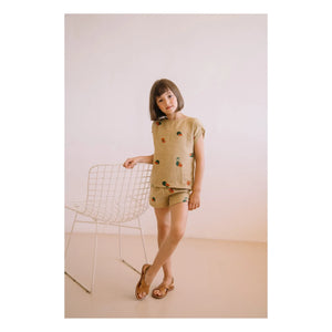 Studio Bohème - Georgette Shorts Karpuz Organic Cotton Gauze | Sage