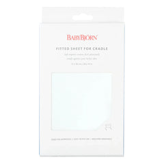BabyBjörn - Fitted Crib Sheet | White