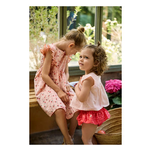Cozmo - Coral Checkered Bloomer | Red