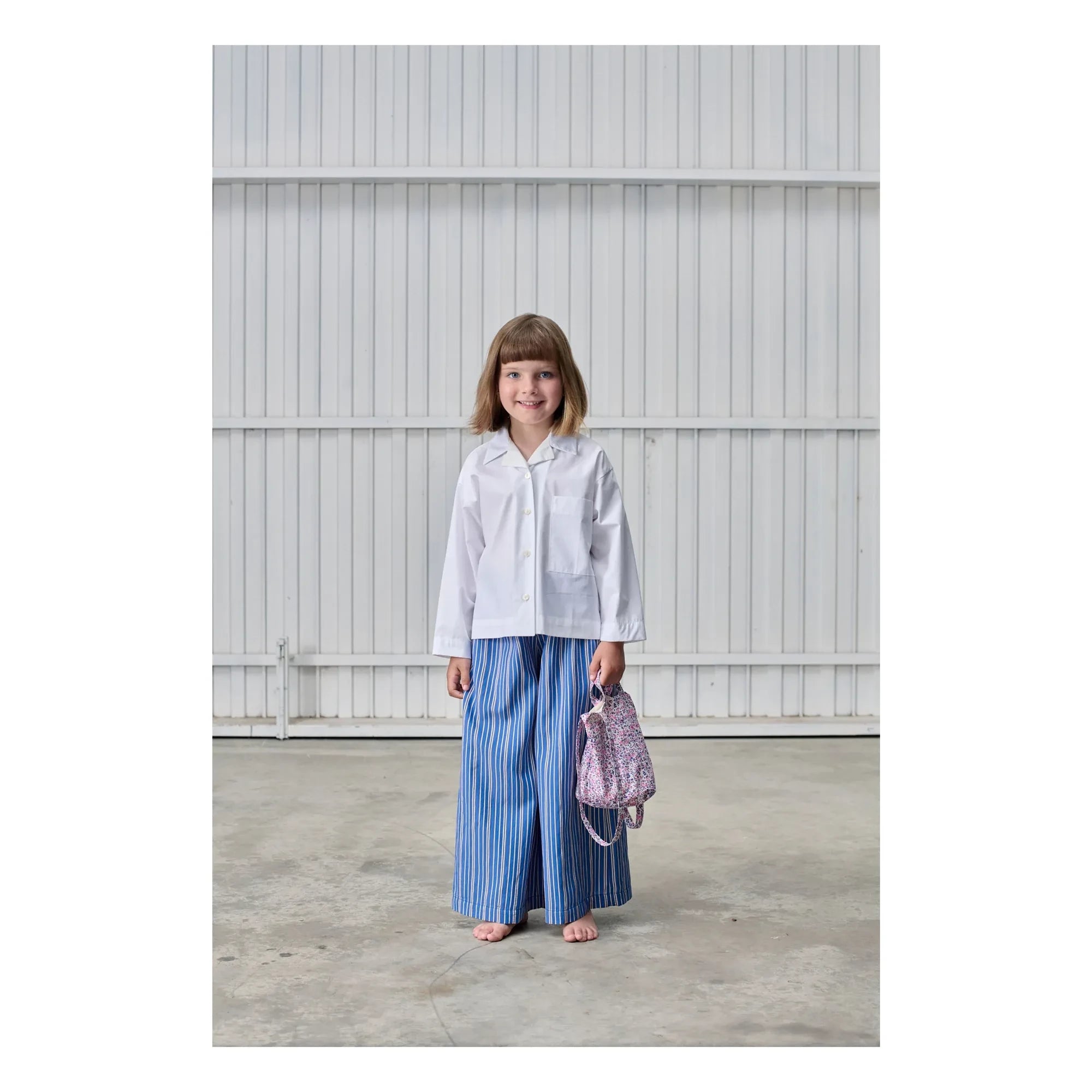 Tangerine - Bowling Shirt | White