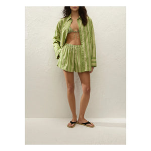 Faithfull the Brand - Clemente Striped Shirt | Green