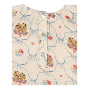 Konges Sløjd - Coco Dogs Organic Cotton Blouse | Ecru