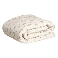 garbo&friends - Cotton Muslin Blanket Bluebell | Cream