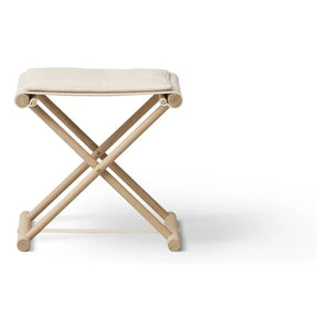 Oliver Furniture - Meşe ve kanvastan Camp çocuk taburesi