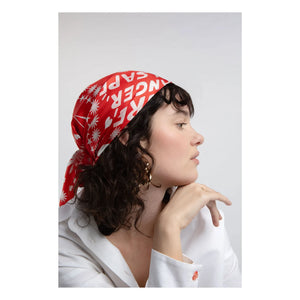 Elise Chalmin - Ben Bandana Silk Scarf | Red