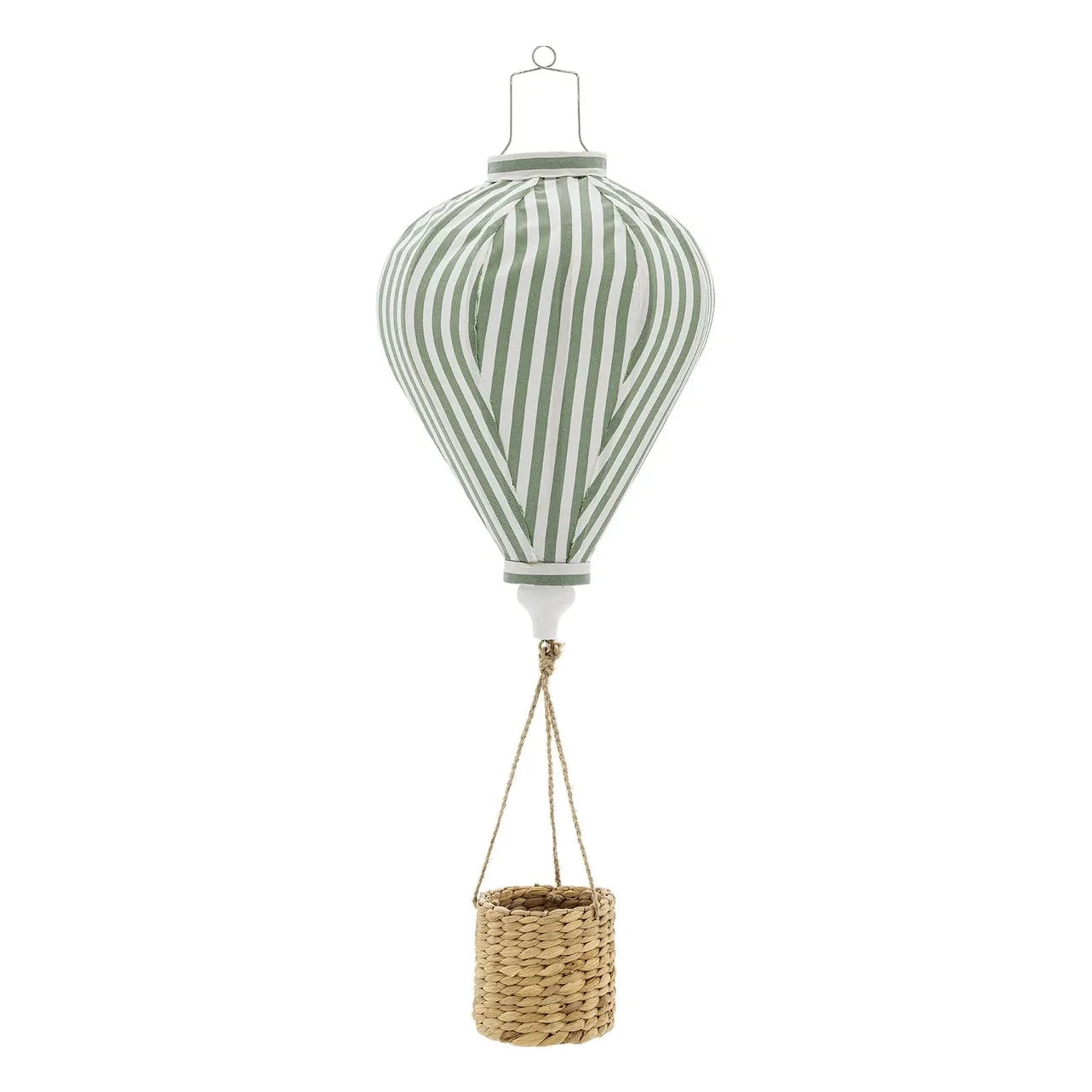 Bloomingville Mini - Striped Hot Air Balloon Mobile - Green
