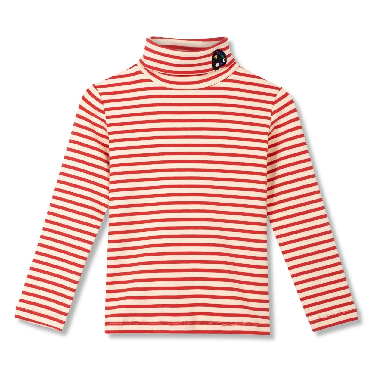 Wynken - Striped Turtleneck | Red