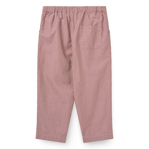 Copenhagen Colors - Organic Cotton Checked Trousers | Dusty Pink
