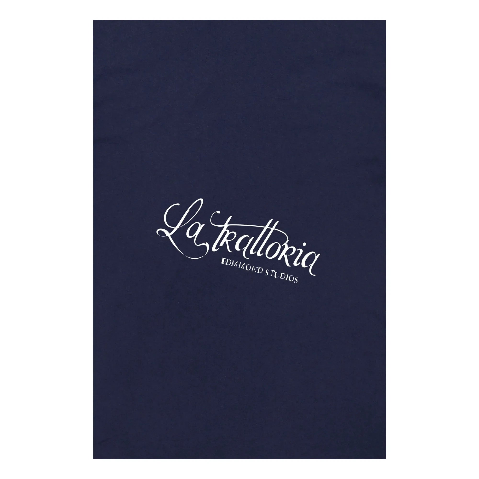 Edmmond Studios - La Trattoria T-Shirt | Navy Blue