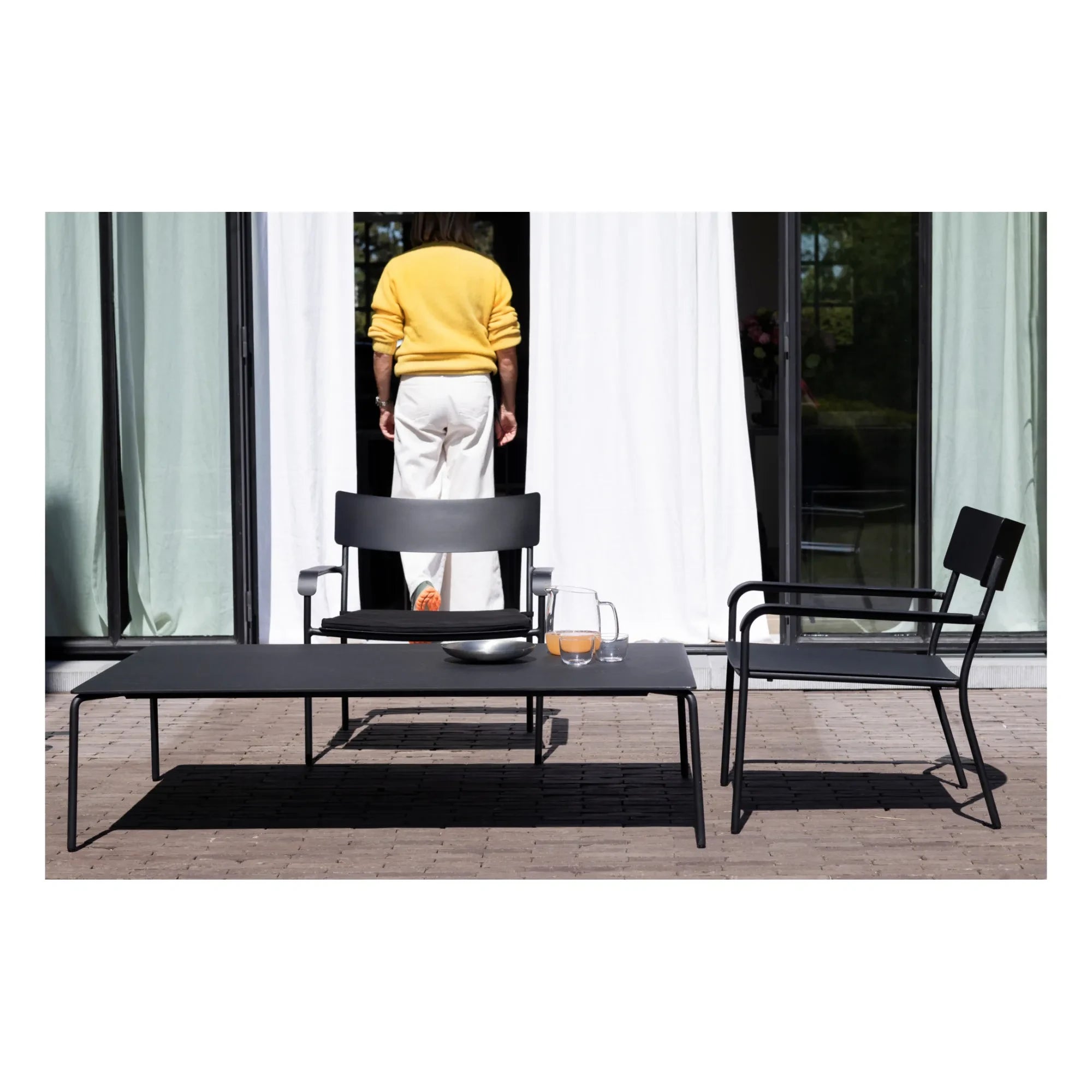Serax - August Outdoor Chair | Black