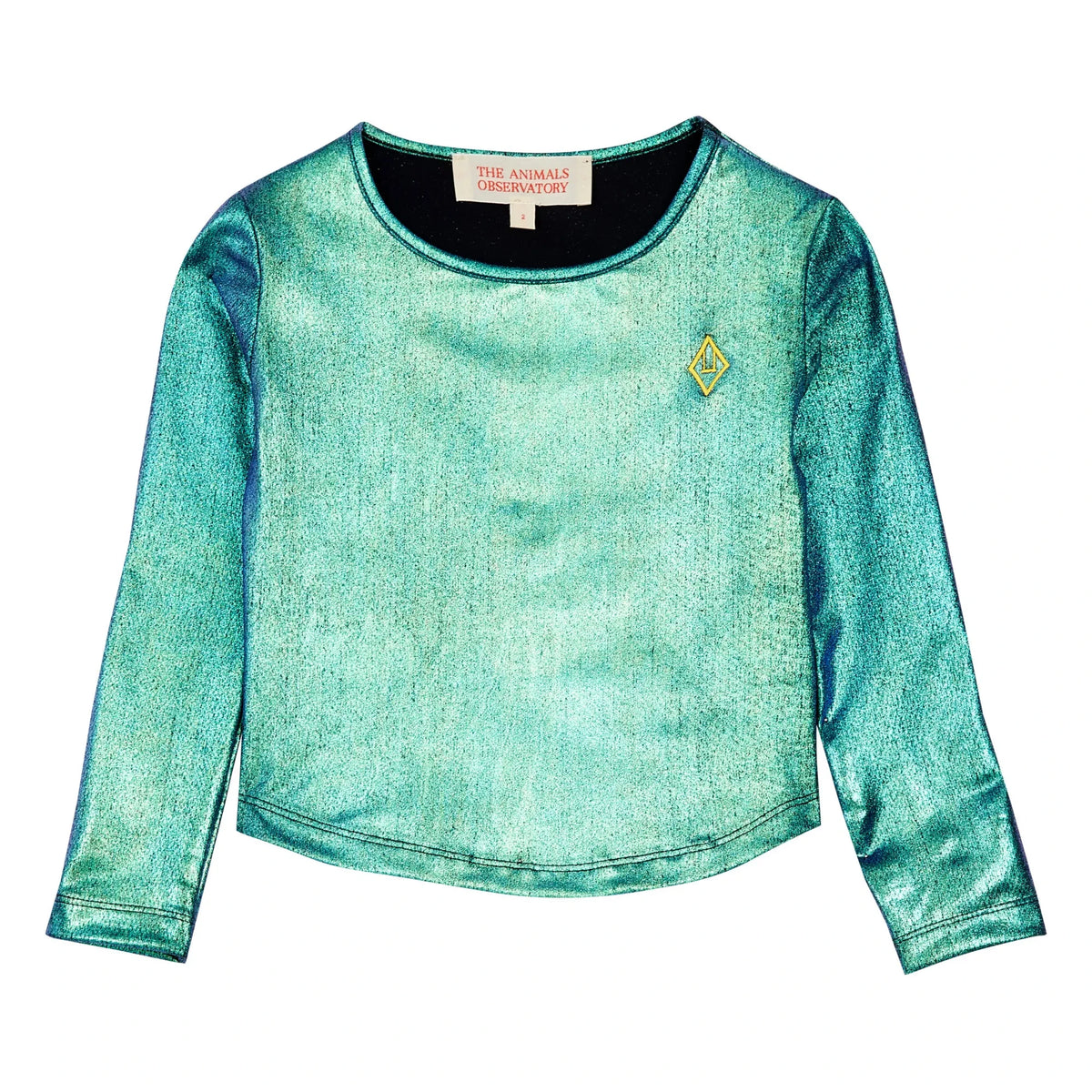 The Animals Observatory - Shiny T-Shirt | metallic blue