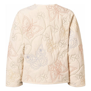 Molo - Holley Butterflies Recycled Fiber Jacket | Ivory