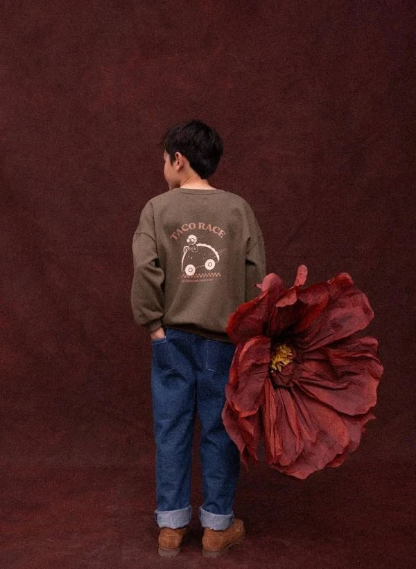 Apaches - Sahari Taco Race sweatshirt | Yeşil